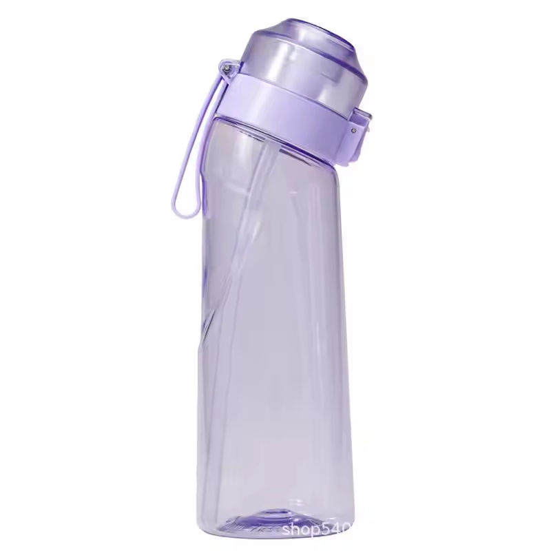 Custom Logo 650Ml Plastic Tritan Gym Sports Flavour Air Scent Fruit Flavor Drink Bottle Flavored Water Bottle With Flavor Pod