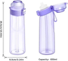 Custom Logo 650Ml Plastic Tritan Gym Sports Flavour Air Scent Fruit Flavor Drink Bottle Flavored Water Bottle With Flavor Pod