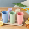 RPET CUP 6PCS Reusable Plastic Cups 20 oz Unbreakable Drinking Cup for Kitchen Dishwasher Safe Water Tumbler Set