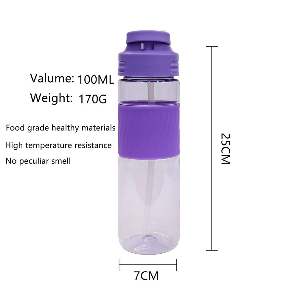 Tritan Material Wide Mouth Sport BPA Free Plastic Single Wall Sport Bottle With Custom Logo Beautiful Travel Bottle