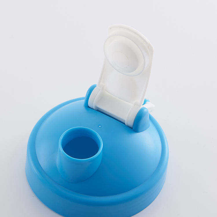 Wholesale Custom 600 Ml Wide Mouth Transparent Plastic Gym Sports Shaker Bottle With Shaking Ball