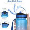 32oz 1L Tritan PCTG BPA Free Gym Gallon Custom Sport Motivational Plastic Bottle