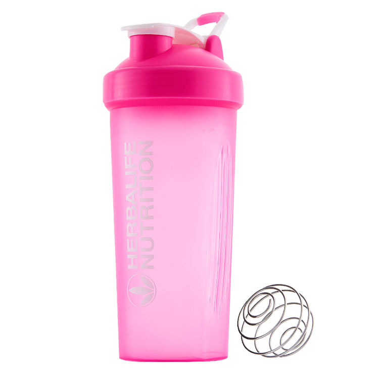 600ml Shaker Bottle Colorful Sports Plastic Protein Shaker Bottle for Gym