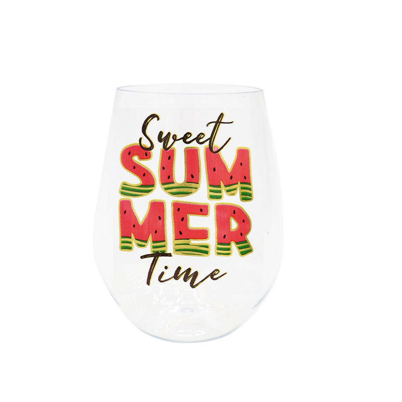 20oz 600ml Open Mouth Transparent Plastic Water Cup for Home Gatherings Cute and Customizable with logo