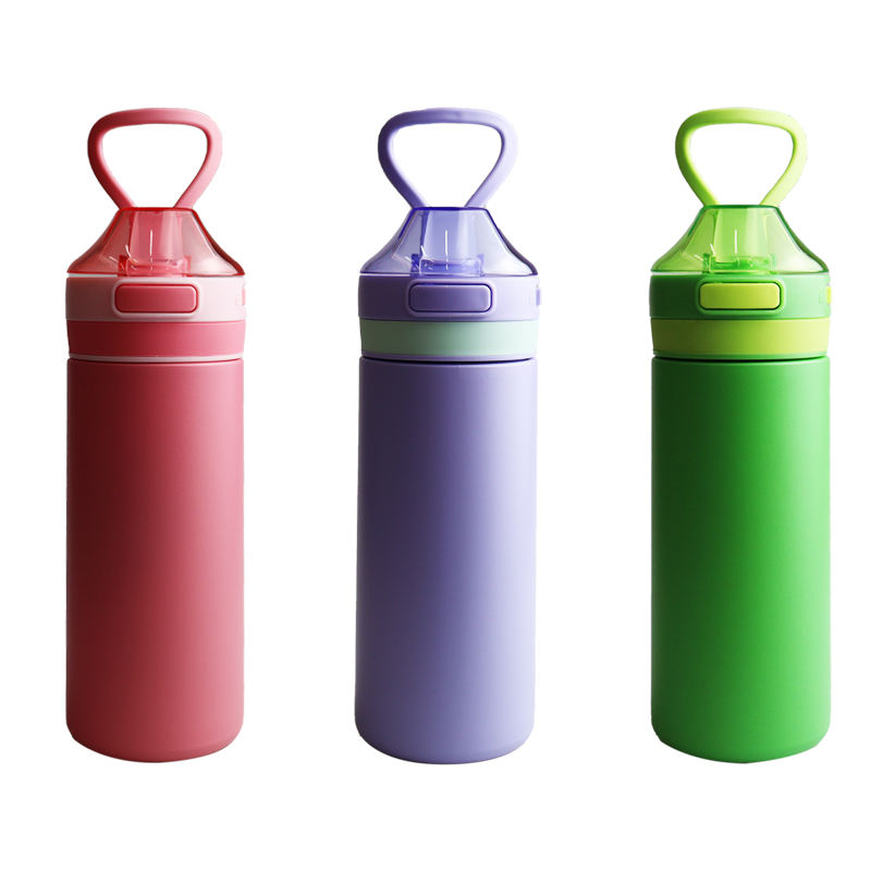 500ML 304 Stainless Steel Cup High Appearance Level Can Be Customized Color Children's Water Cup with Handle