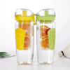 A Customized logo 32oz Sport Plastic Water Bottle Without BPA Free with a Fruit Filter