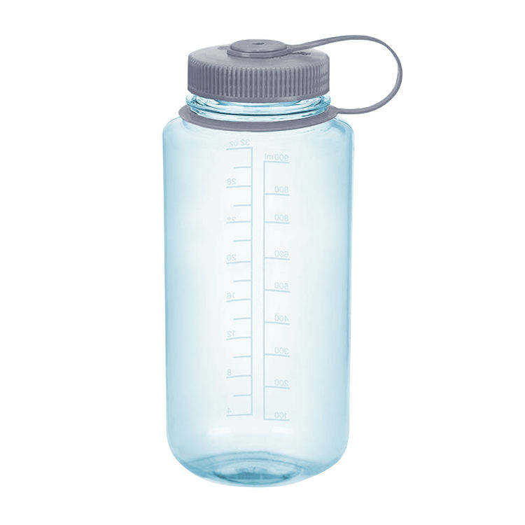 1 Litre 1 Liter 1L Portable Transparent Motivational Plastic Water Bottle With Handle