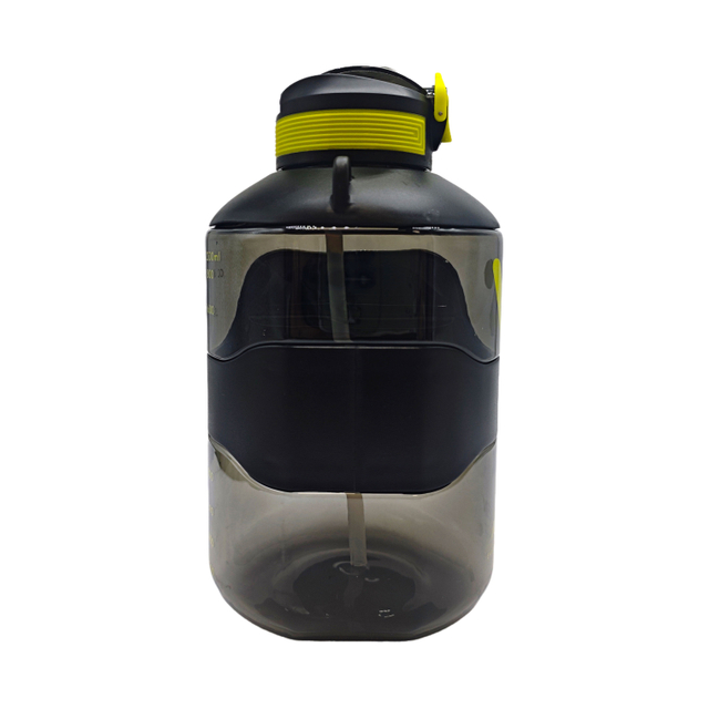 74oz extra Large Capacity Fitness Plastic Water Bottle with Straw Handle for Carrying by Hand and a Shoulder Strap