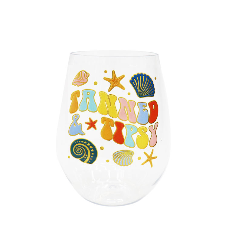 Wholesale 600Ml Wide Mouth Cute Printed Travel Clear Plastic Coffee Drink Tumbler Mug Cup