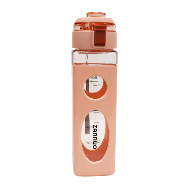 650ml Summer New Outdoor Exercise Fitness Portable Square With Rope Wholesale Custom Plastic Cup