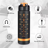 Bpa Free Anti-fall Large Capacity Sports Water Bottle Plastic Summer High Appearance Level Fitness Portable Water Bottle