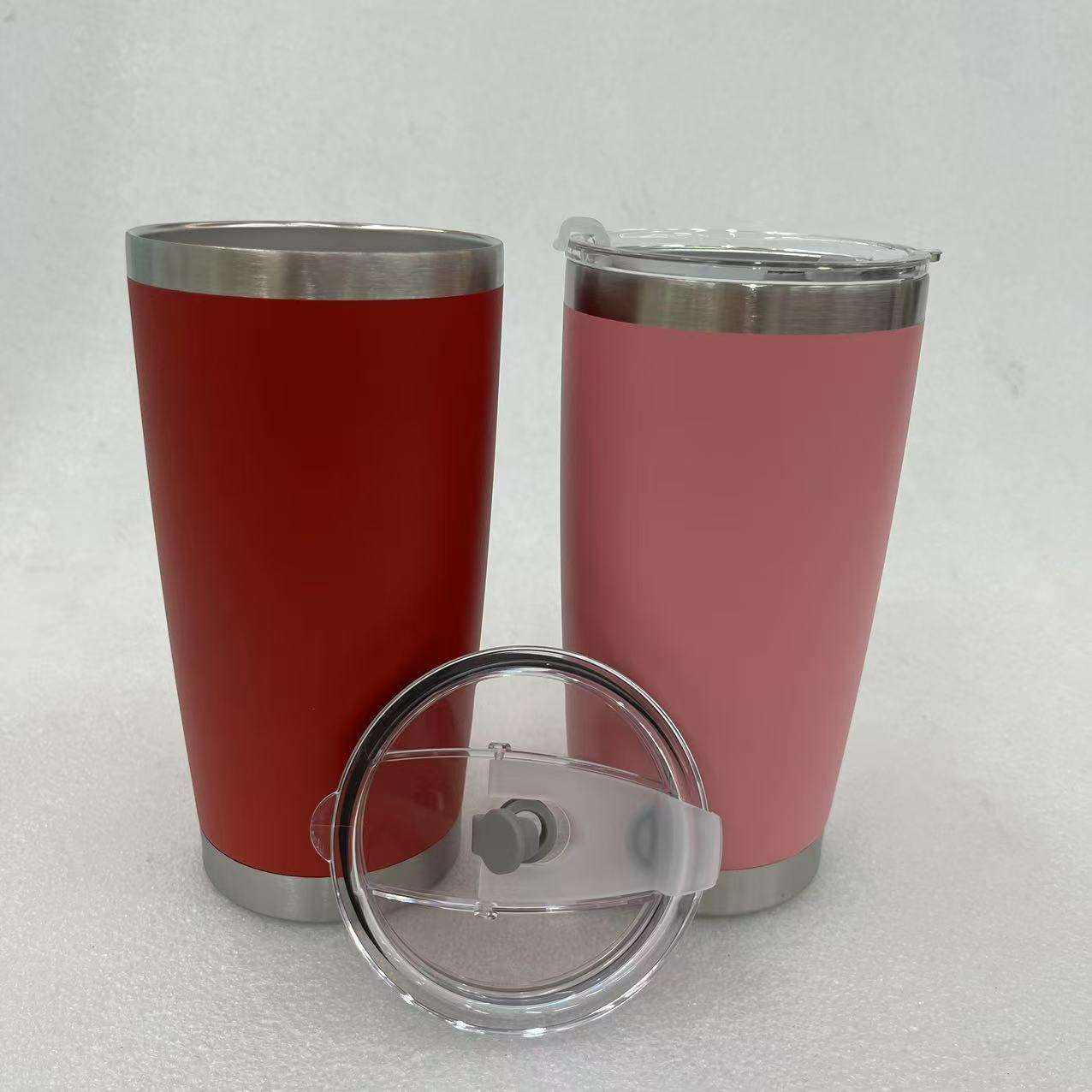 Simple Office Coffee Stainless Steel Cup 18oz Car Drinking Vacuum Insulated