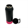 26oz Hot Sales BPA Free Portable Handle Stainless Steel Bottle Water with Anti slip Silicone Screw on Lid