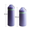 500ml Children's Stainless Steel Water Cup 16oz with a Food Grade Silicone Suction Nozzle the Color and logo Can Be Customized