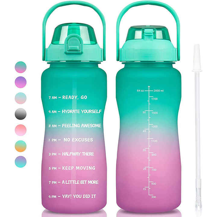 High Temperature Resistance Side Leakage Resistance and Fall Resistance Portable Outdoor Sports Fitness Exercise Plastic Bottle