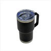 Custom Logo 16 oz Tumbler With Straw Handle Double Walled Stainless Steel Tumbler Insulated Vacuum Travel Mug