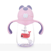 Bpa Free Tritan Straw Anti-choke Handle Anti-drop Baby Drinking Bottle With Straw and Scale