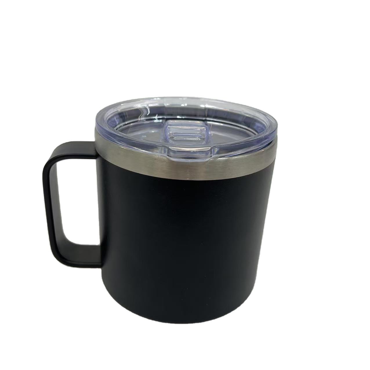 Hot Selling 450Ml Double-Walled Vacuum Insulated Stainless Steel Coffee Mug with Handle 304 Metal Tea Mugs Beer Drinking Cups