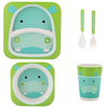 Free Custom Carton Reusable Bamboo Fiber Children's Tableware Dinner Sets