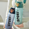 700ML 2024 New Side-leak Resistant High Temperature Portable Neck Hanging Plastic Water Bottle With Scale