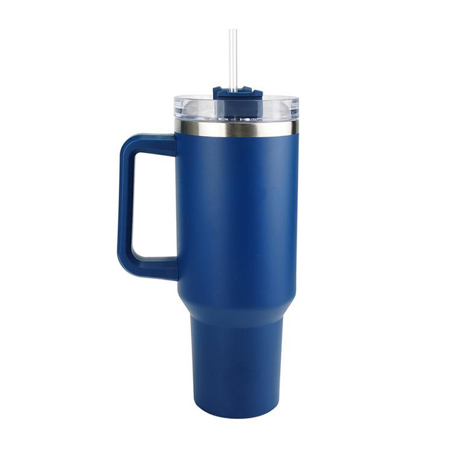 Metal Stainless Steel Vacuum Insulated Thermal Cup Tumbler Cups With Straw Car Cup