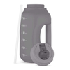 64oz Leak Proof Sports Plastic Gallon Water Bottle with Straw Gym Water Jug Custom Packing and logo