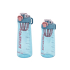 1000ml Plastic Water Bottle with a Fruit Strainer and a Leak-proof Button Switch Suitable for Sports and Gym Water Cup