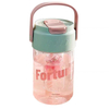 600ml/800ml Plastic Water Bottle with Straw Cute Baby Girls Multi Colors BPA FREE Plastic Water Bottle