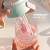600ml/800ml Plastic Water Bottle with Straw Cute Baby Girls Multi Colors BPA FREE Plastic Water Bottle
