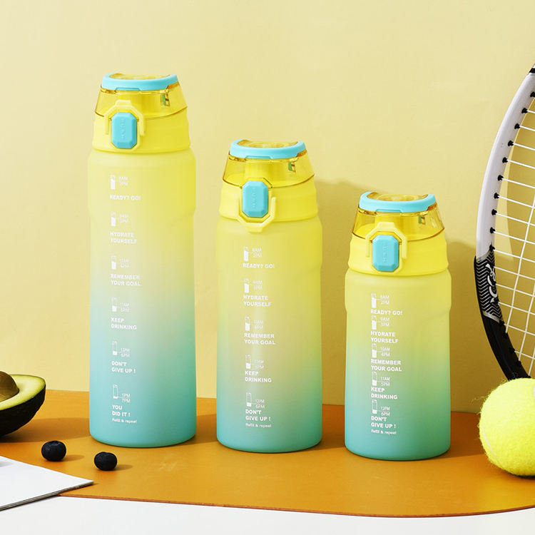 Botella De Agua Libre De Bifenol 1 L 1L 1 Liter Quality Plastic Bpa Free Custom Water Bottle