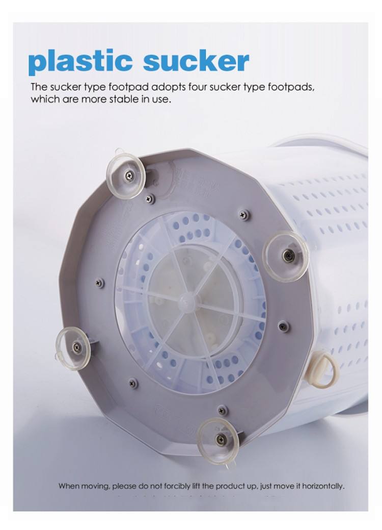 Portable Hand Manual Clothes Non-Electric Washing Machine Spin Dryer Counter Top Washer Dryer Manual Washing Machine