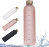 BPA Free Frosted Leakproof Motivational Time Marker 32 OZ Water Bottles With Times