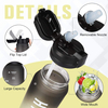 Leak Proof Drinks Bottle BPA Free for Sports Hiking Gym Cycling School and Office