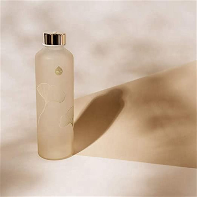 Wholesale Bouteille D'Eau Verre Frosted Glass Drinking Bottle Drink Water Bottle