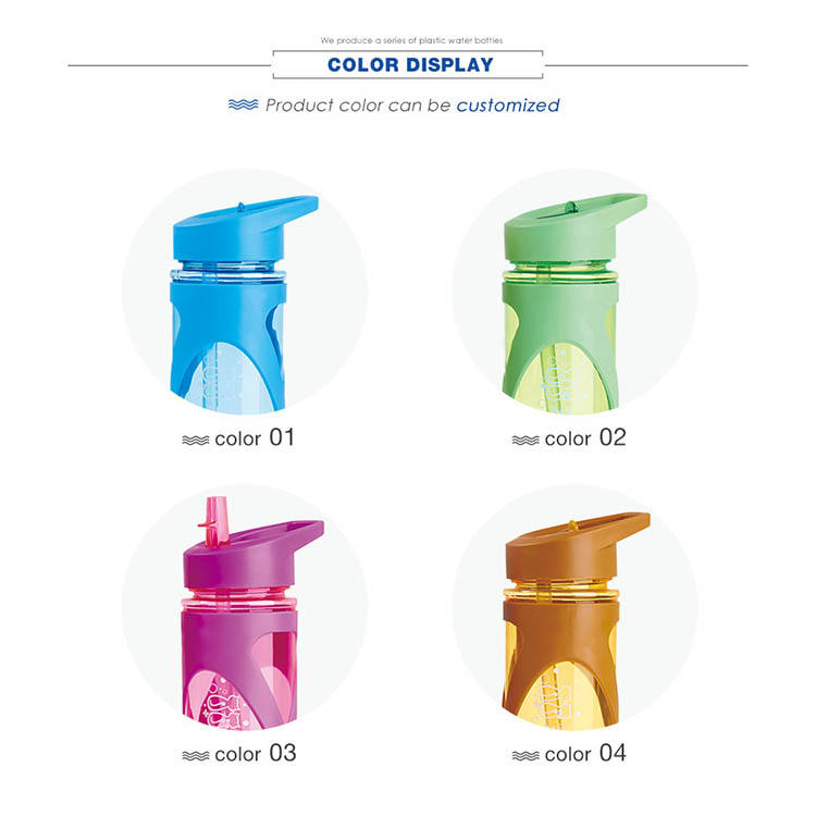 Garrafa De Agua Para Viagem Modern Leakproof Custom Fitness Drink Plastic Water Bottle With Straw