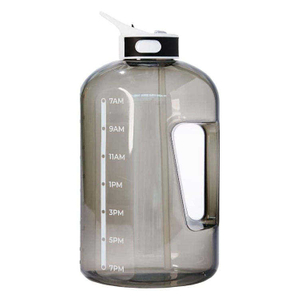 1 Gallon Big Capacity Leakproof Portable Bpa Free Plastic Water Bottle With Straw and Lid