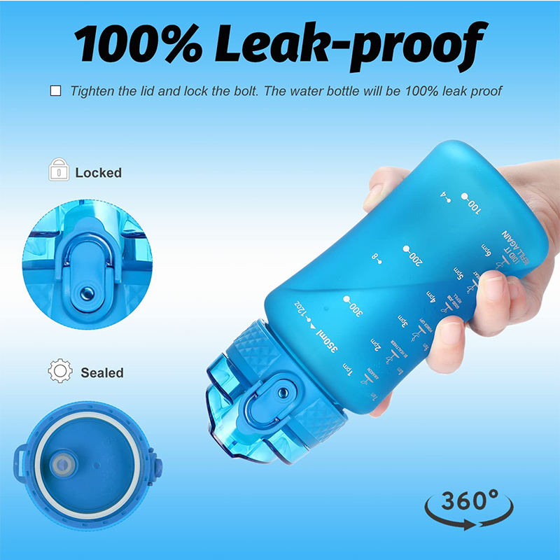 Custom 2023 Eco-Friendly 500ml Plastic Kids Cute Water Bottles With Straw Child Drink Water Bottle