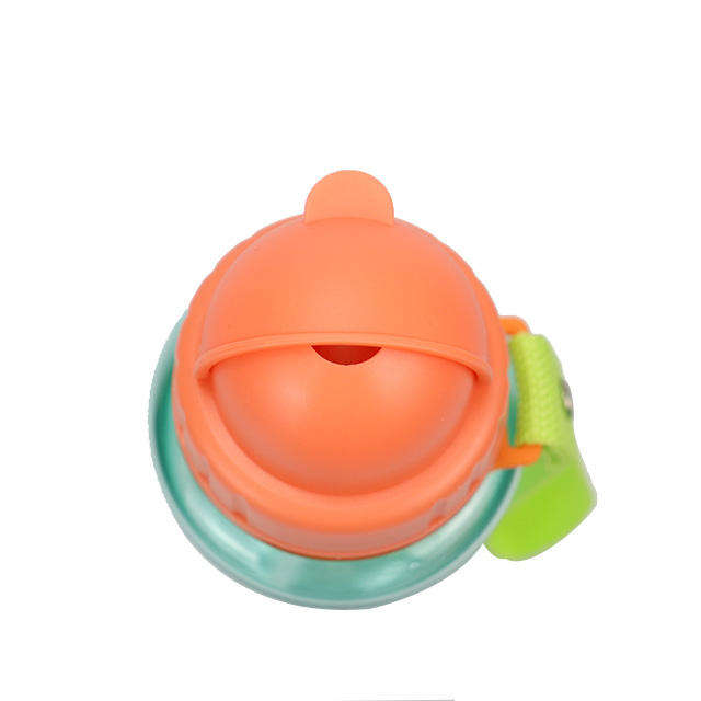 Wholesale 450Ml 0.45L Cartoon Transparent Kids Plastic Water Bottle Safe Bpa Free With Straw Strap