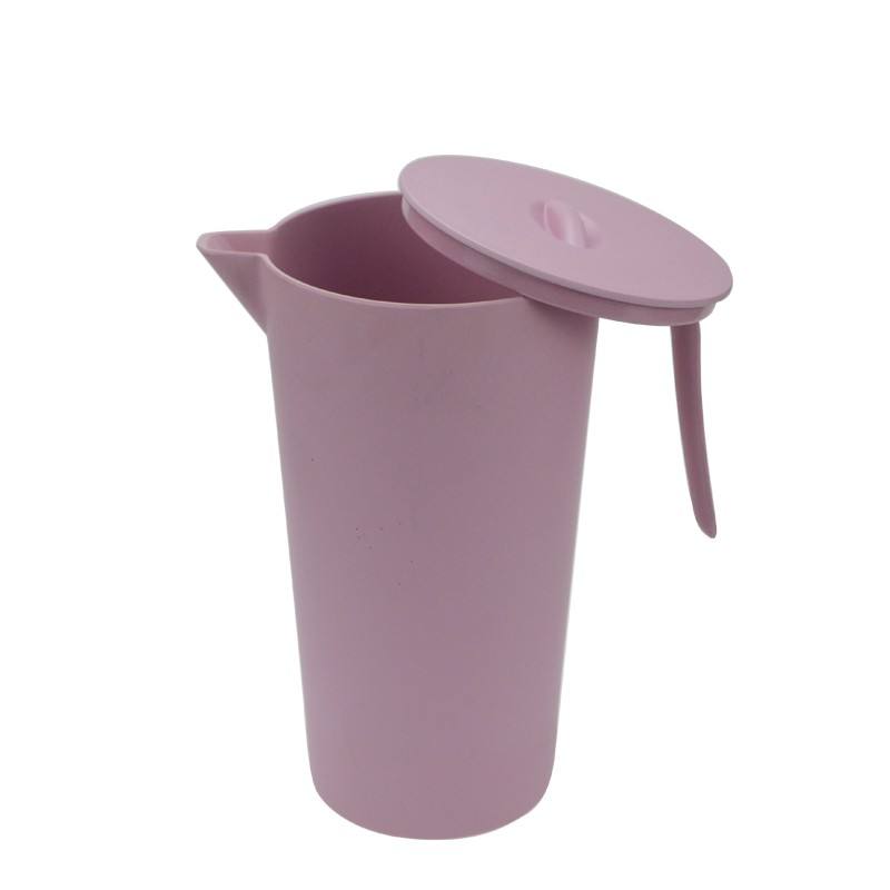 Bamboo Fiber Plastic Water Jug Water Pitcher with Lid