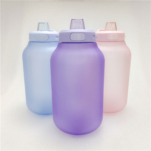 Custom Logo Bpa Free 64 Oz 1800Ml 1.8L Petg Gym Sports Water Bottle Drinking Bottles With Handle