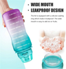 128oz 1 Gallon Botella De Agua Motivational Gym Plastic Water Bottles With Handle Custom Logo