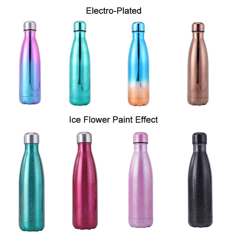 500ml Customisable Leakproof Gym Eco Friendly Vacuum Insulated Stainless Steel Sport Drinking Water Bottles