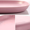 8.9Inch RPET Pratos De Palha De Trigo Square Wheat Straw Deep Dish Plate Fibre Plates