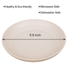RPET Pratos Palha De Trigo Picnic Wheat Straw Fiber Bowl Biodegradable Dishes Plate Plates