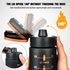 32oz 1L Fitness Gym Sport Plastic Water Bottle With Time Marker With Straw