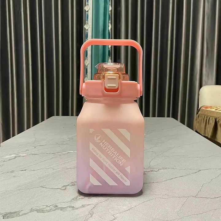 Bpa Free Wasser Flasche Botella De Agua Sin Bpa Gran Capacidad Square Shaped Drink Clear Water Bottle Bottles