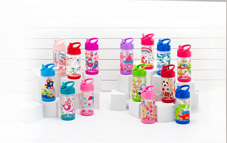 10 Oz 10Oz 300 Ml 300Ml Kids Plastic Drinking Drinks Water Bottle