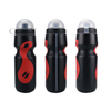 Custom Plastic Black Gym Squeeze Sports Cycling Water Bottle