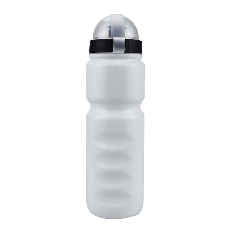 800 Ml 800Ml White Plastic Gym Fitness Reusable Squeeze Sport Bottle Drinking Bottle
