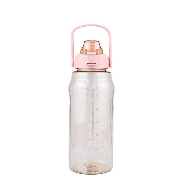 Botella De 2 Litros Motivacional Wholesale High Quality Custom Gym Sustainable Time Marker 2L Extra Large Water Bottle